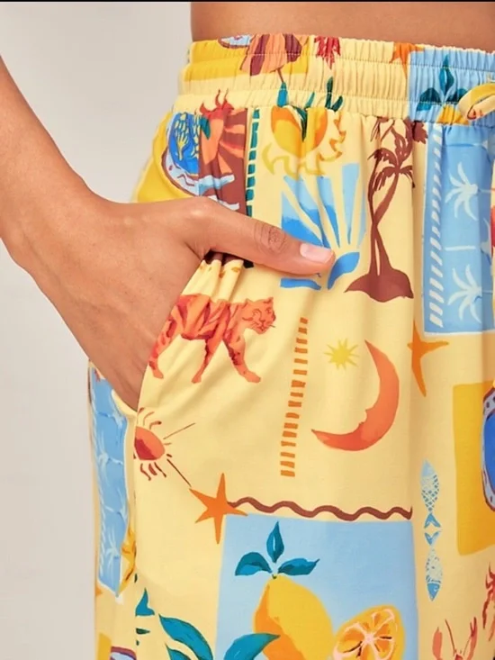 Brand new tropical pants by ADOR - Picture 2 of 6